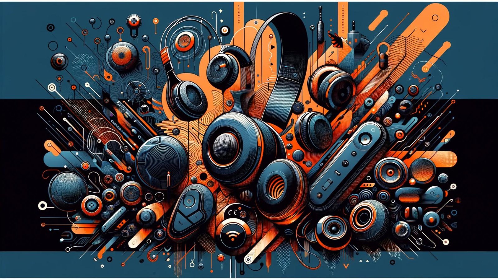 collection casque et écouteurs audio sport gaming musique