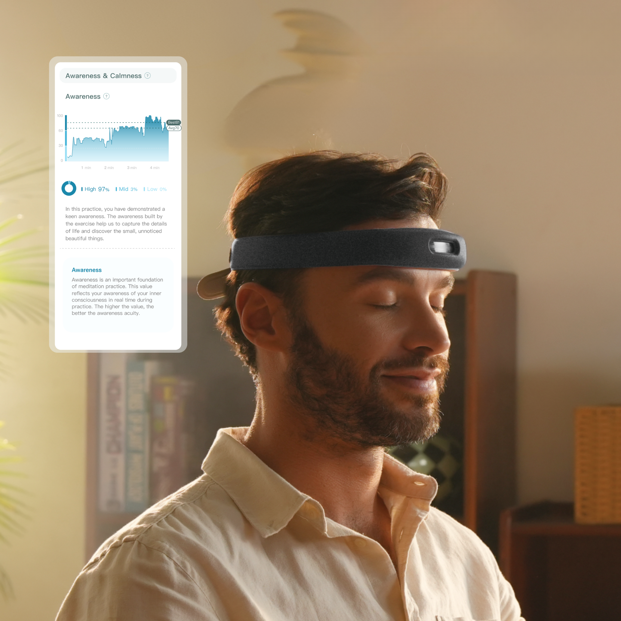 OxyZen, l'appareil intelligent de méditation personnalisée